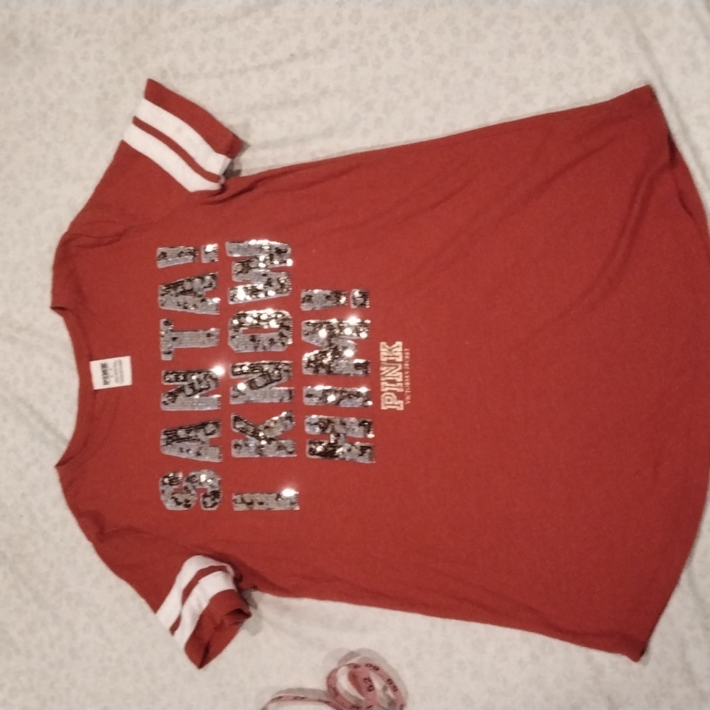 Red Santa Christmas tshirt